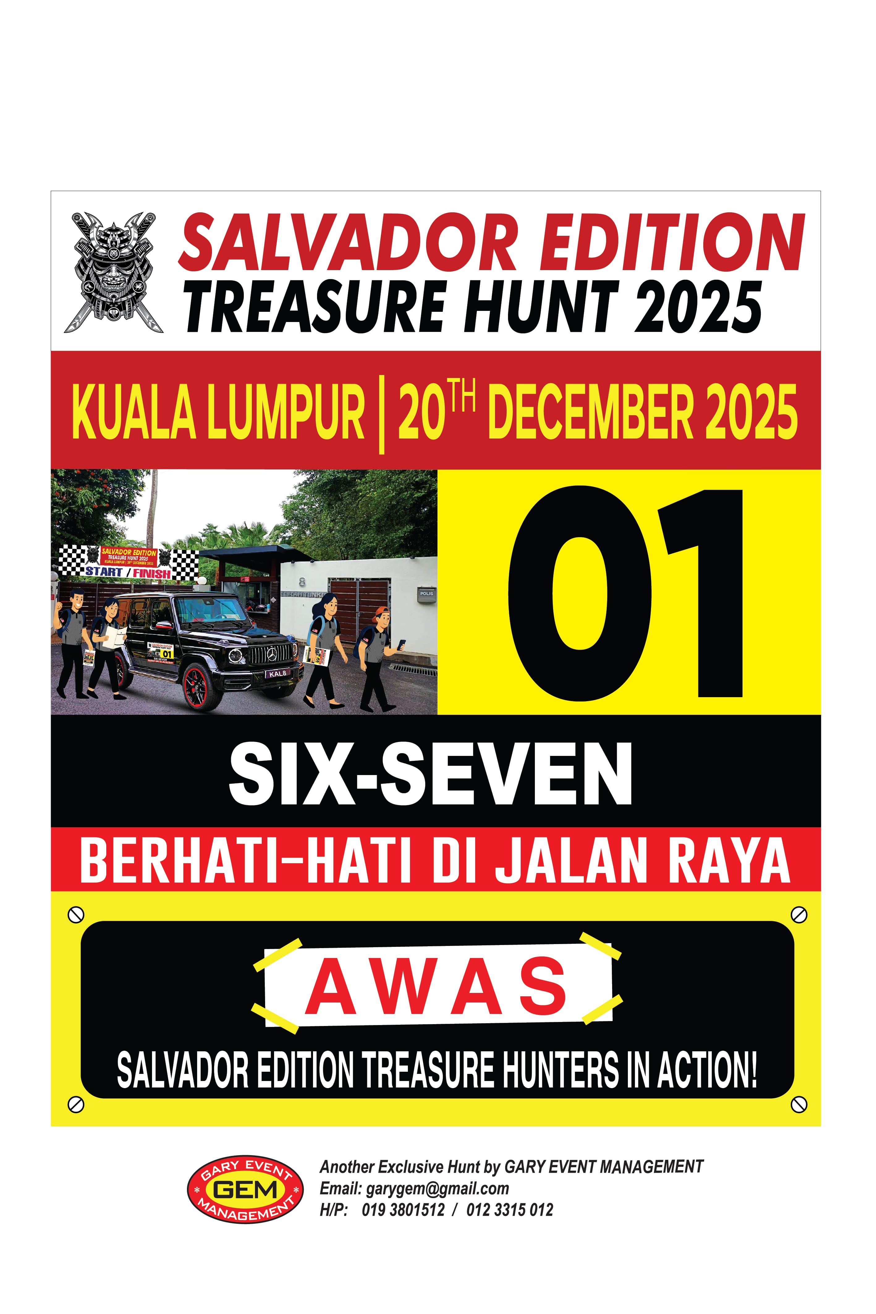 Salvador Edition Treasure Hunt 2025 Kuala Lumpur